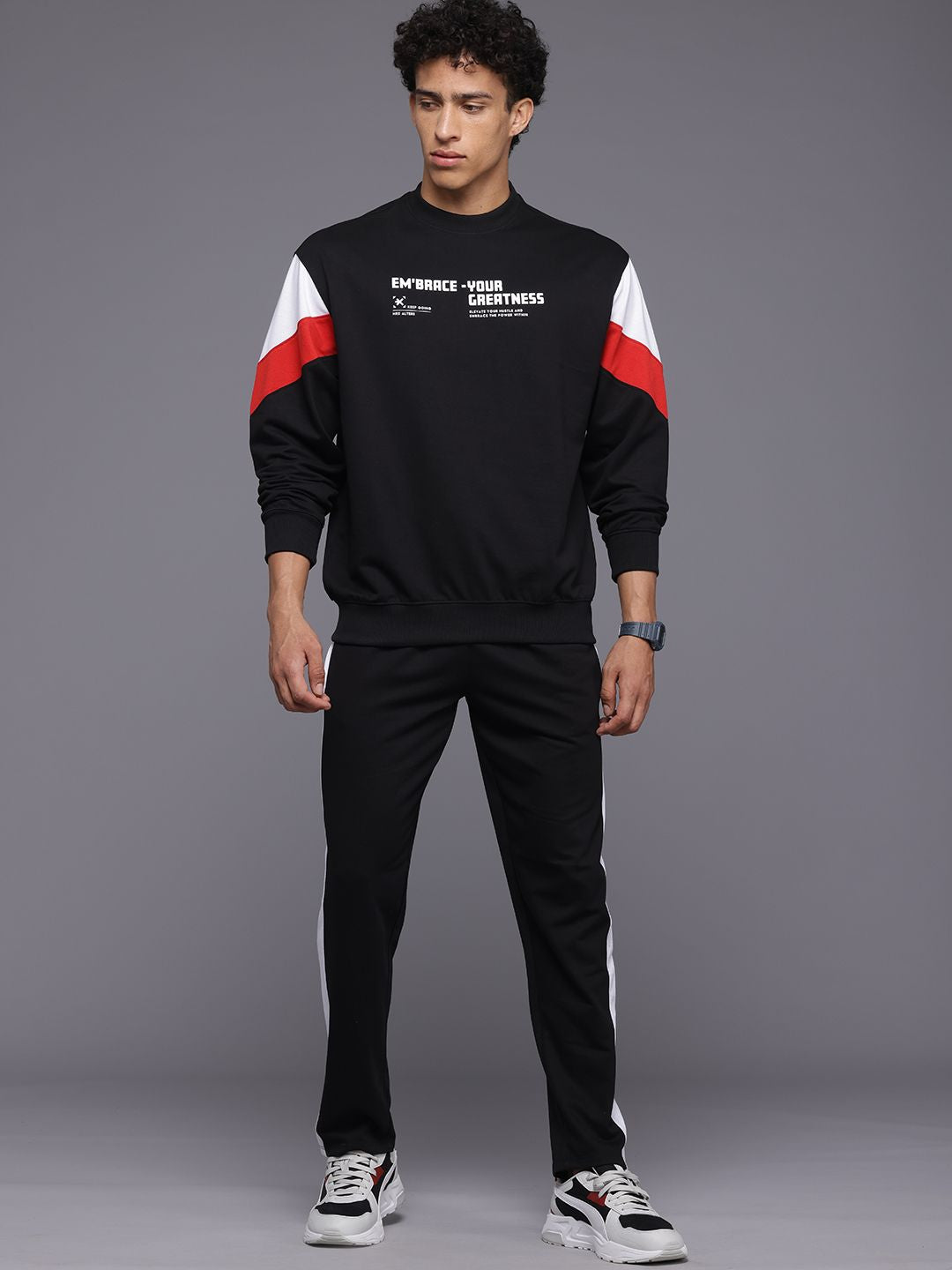 HRX by Hrithik Roshan Printed Lifestyle Tracksuits