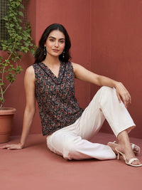 Mamicha Floral Print Top