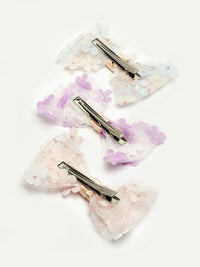 Set Wanita PANASH 3 Klip Rambut Alligator Berhias