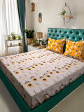 Myntra Elegant Homes Bercetak Warna Peach 300 TC Set Cadar King 2.50 m x 2.20 m
