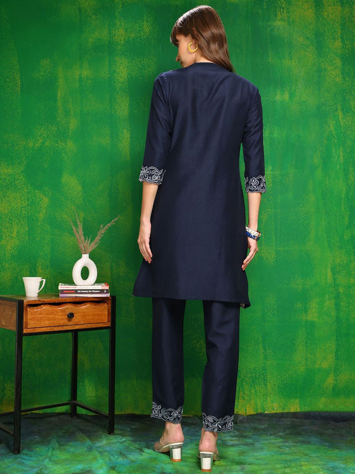 KALINI Embroidered Tunic With Trousers Co-Ords