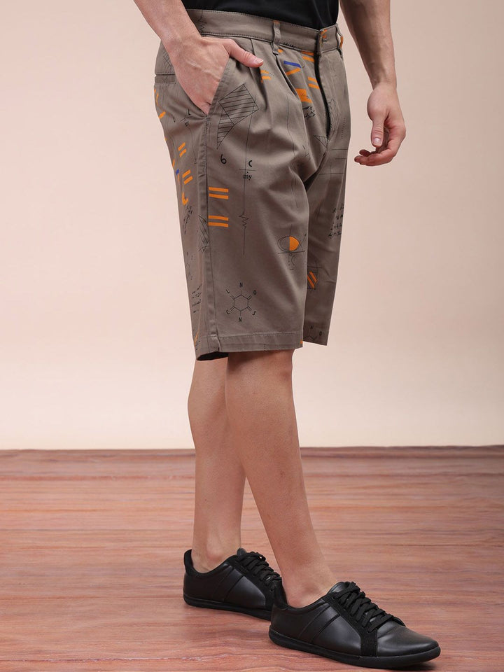 The Indian Garage Co Men Printed Regular Shorts