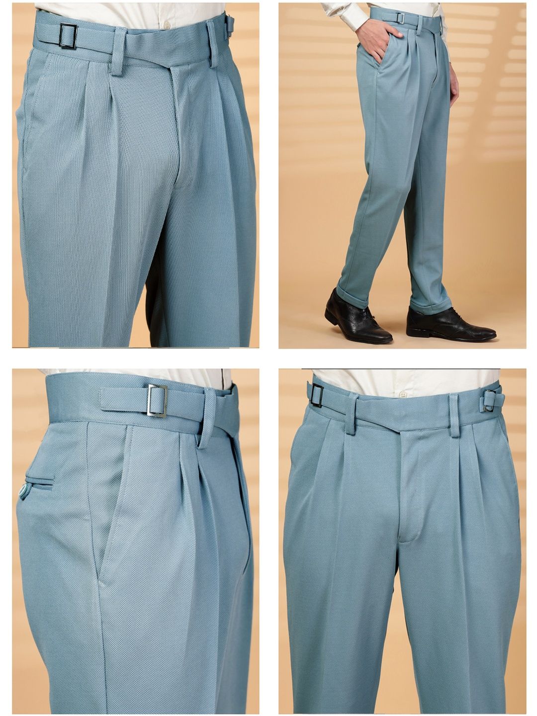 Seluar Formal Formal Lycra Kelabu KLOTTHE Lelaki