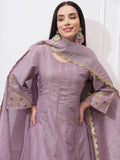 Vishudh Women Ethnic Motifs Embroidered Regular Kurta with Trousers & With Dupatta