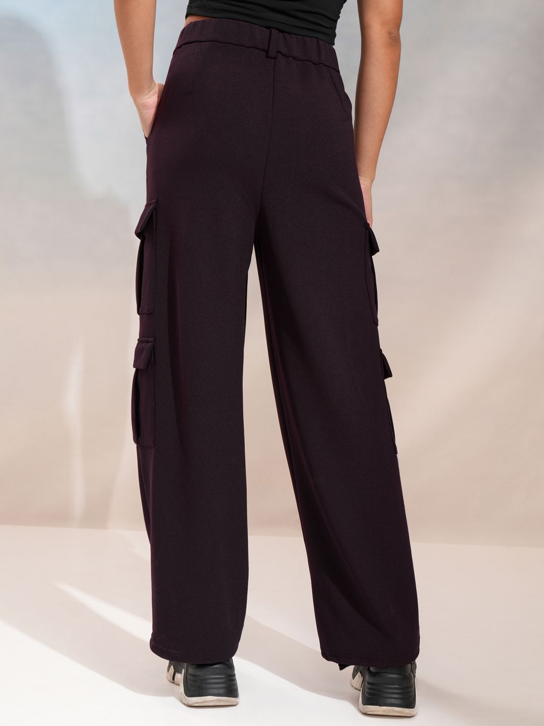 Tokyo Talkies Women Loose Fit Cargos Trousers