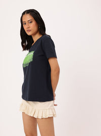 DressBerry Printed Relaxed Fit T-shirt