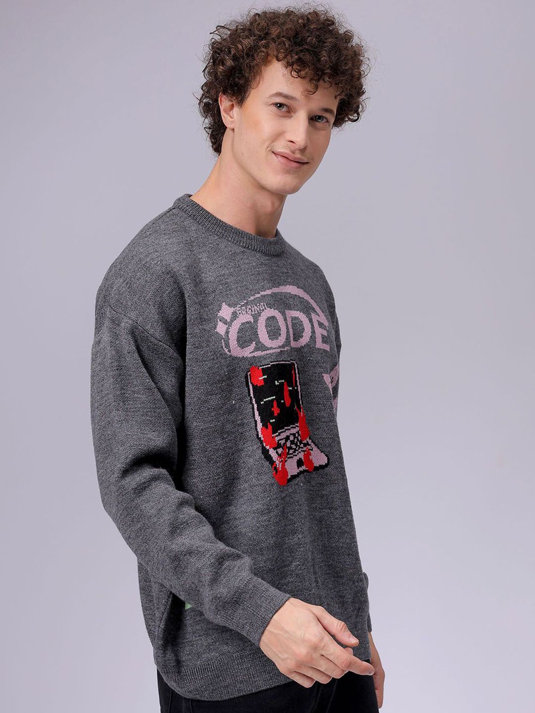 The Indian Garage Co Men Printed Pullover