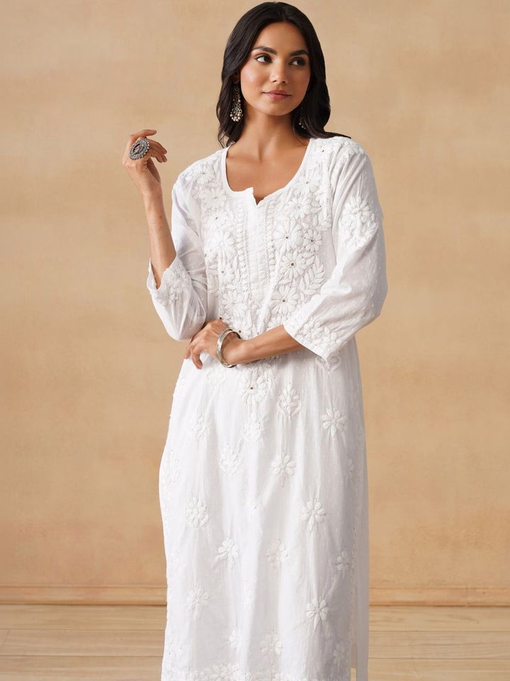 Rumah Wanita Chikankari Kurta Chikankari