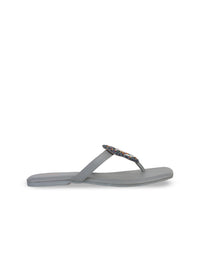 Mochi Women Embellished T-Strap Flats