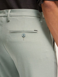 THE BEAR HOUSE Men Solid Slim Fit Trousers
