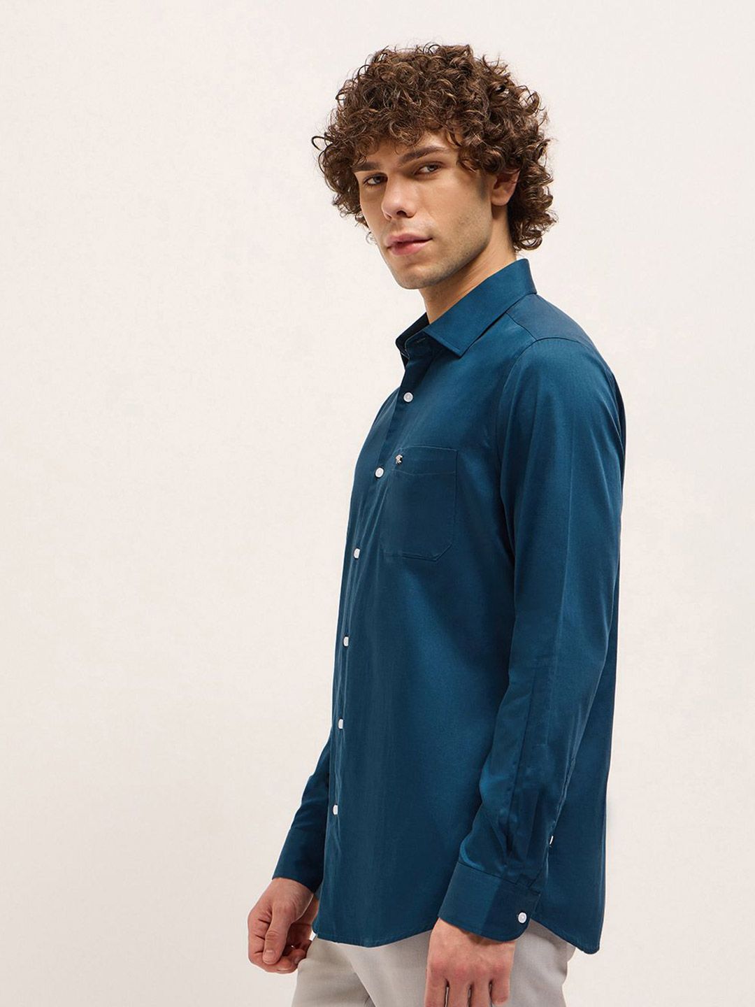 THE BEAR HOUSE Men Tailored Fit Opaque Formal Shirt