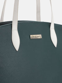 DressBerry Colourblocked Structured Shoulder Bag