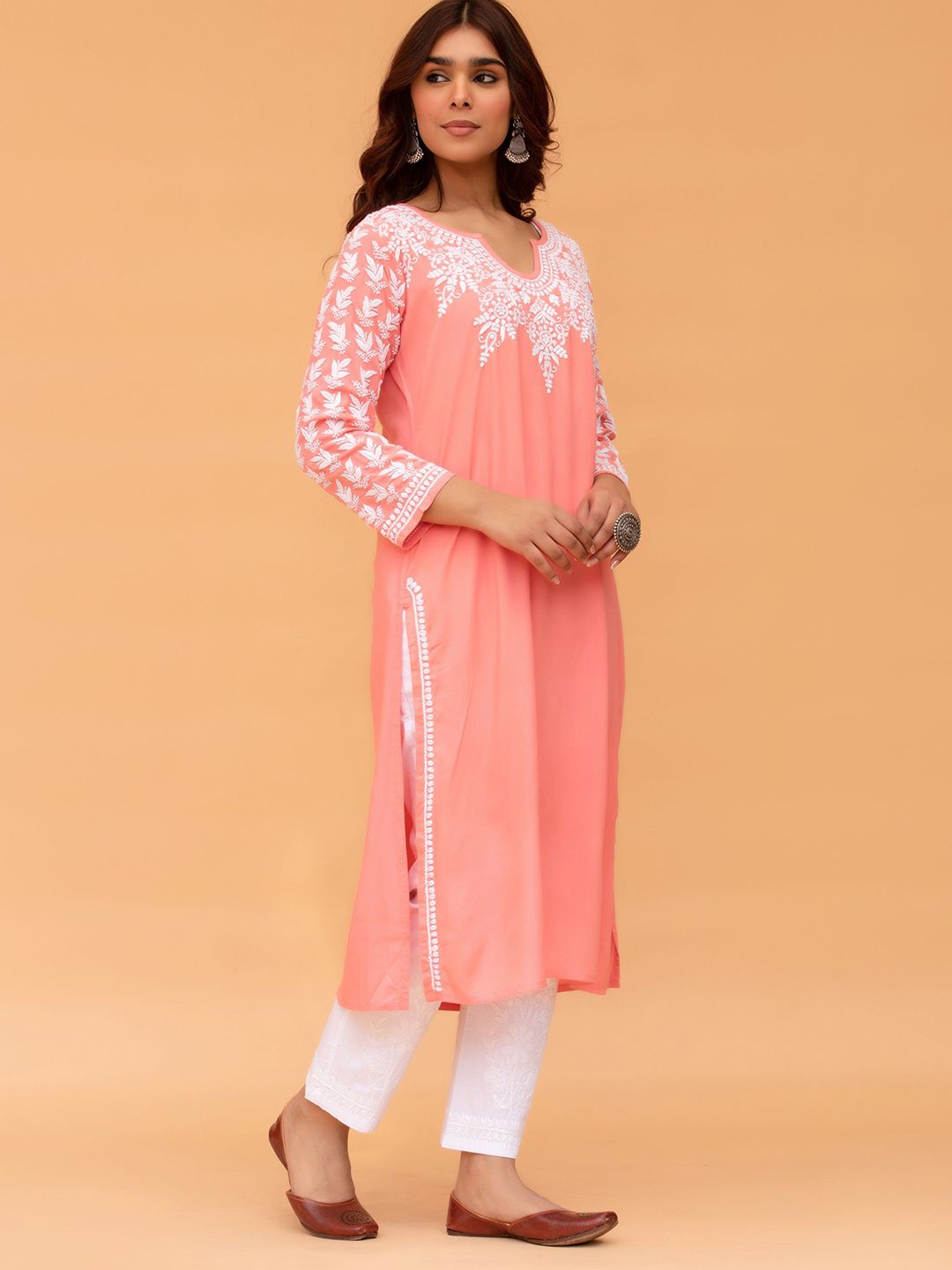 HOUSE OF KARI Women Chikankari Kurta