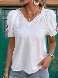 DressBerry Embellished Embroidered Top