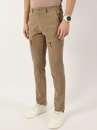 Thomas Scott Men Cotton Mid-Rise Regular Fit Trousers