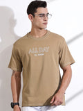 Thomas Scott Men Typography Printed Round Neck Relaxed Fit T-shirt