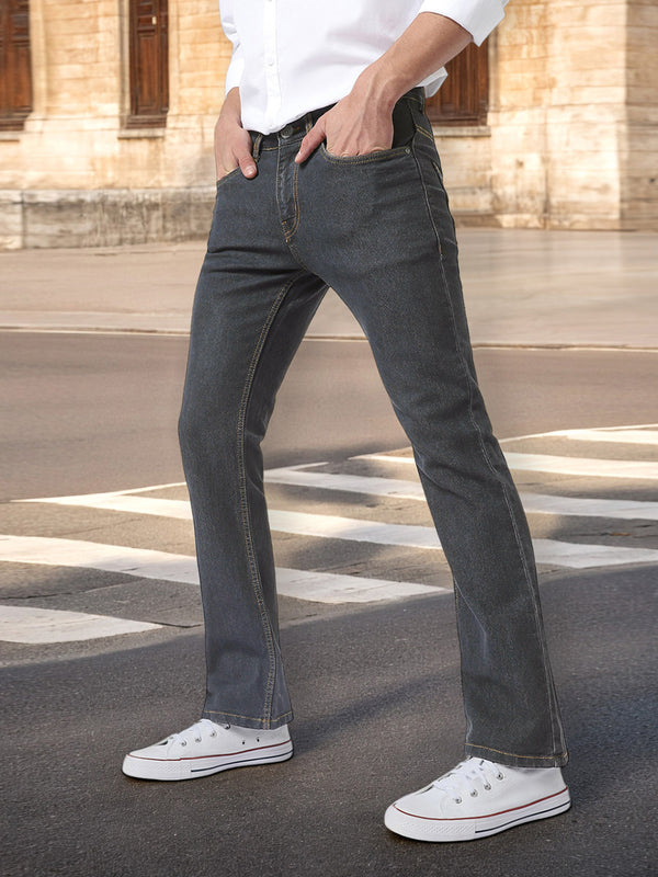 Urbano Fashion Men Bootcut Light Fade Jeans Stretchable
