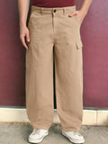 Bene Kleed Men Cotton Loose Balloon Fit Cargos Trousers