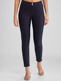 SPYKAR Women Skinny Fit High Rise Track Pants