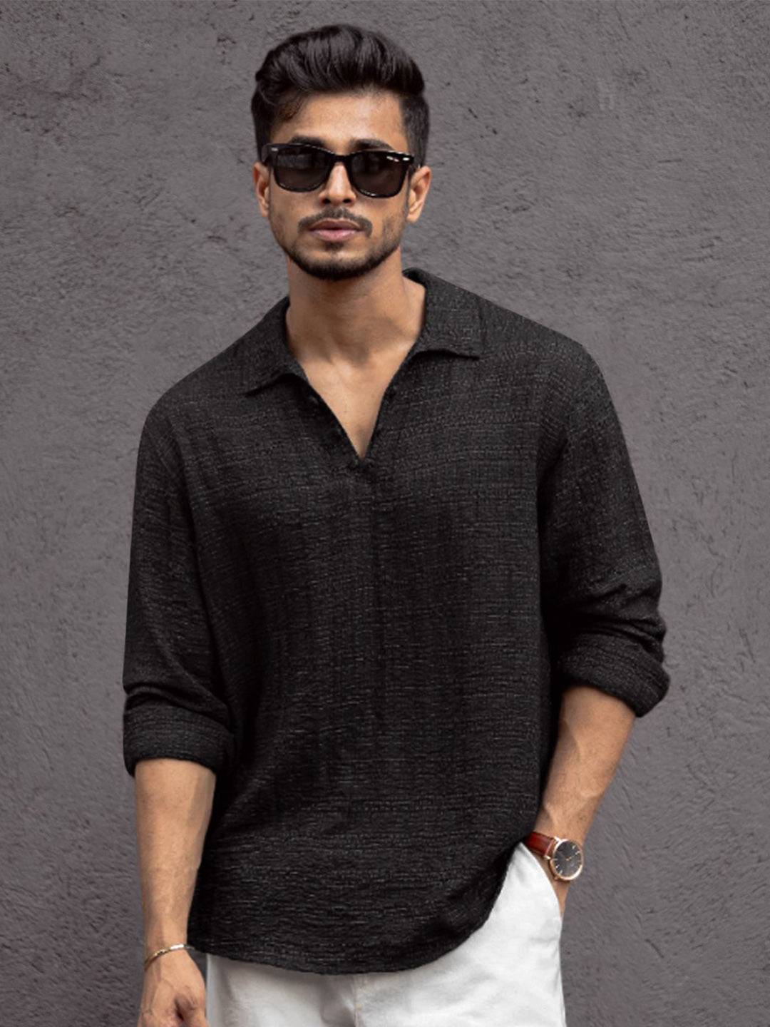 Powerlook Men Opaque Casual Shirt