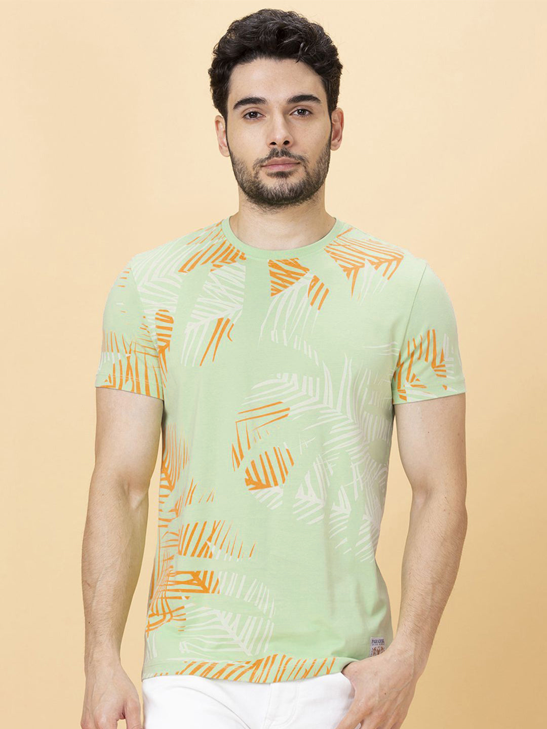 Being Human Men Round Neck Pure Cotton Printed T-shirt