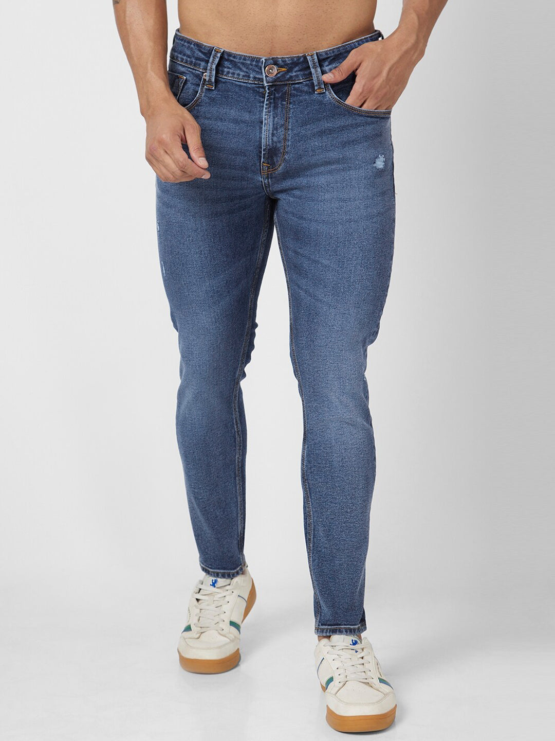 SPYKAR Men Mid-Rise Kano Slim Fit Stretchable Jeans