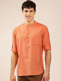 Anouk Mandarin collar Pathani Short Kurta