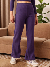 STREET 9 Women Relaxed Mid-Rise Bootcut Trousers