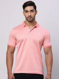 Park Avenue Men Polo Collar Pockets Slim Fit T-shirt