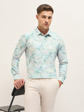 THE BEAR HOUSE Men Tailored Fit Opaque Printed Formal Shirt