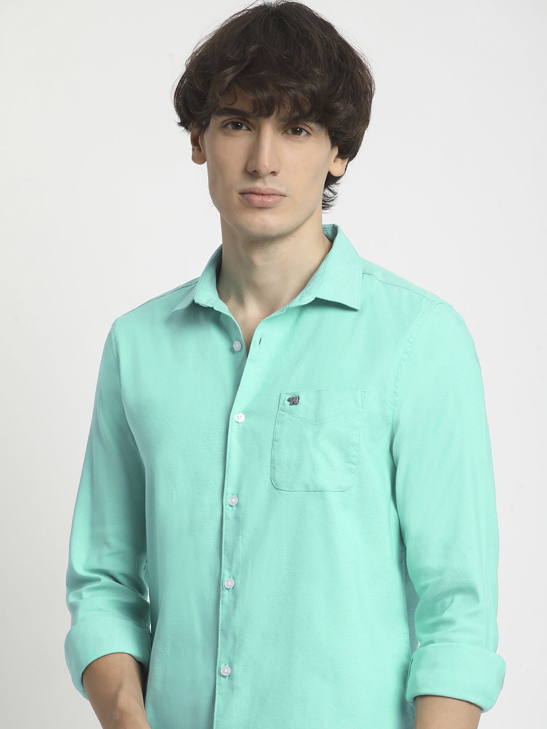 THE BEAR HOUSE Men Slim Fit Opaque Casual Shirt