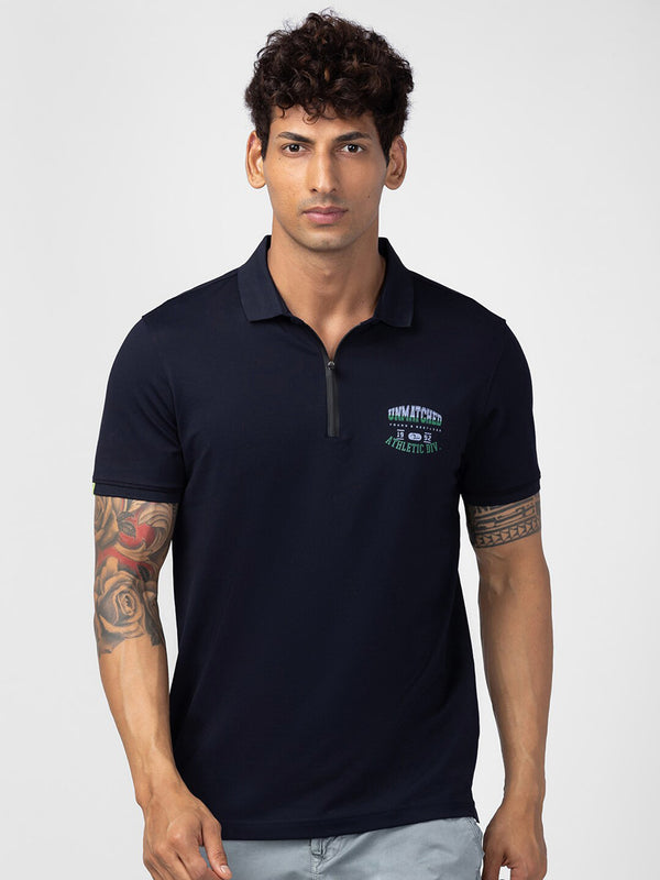 SPYKAR Men Cotton Polo Collar T-shirt