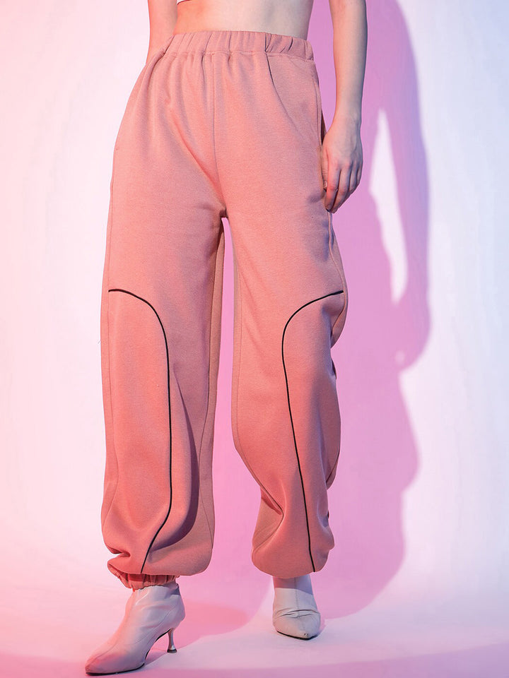 STREET 9 Women Pink Loose Fit Joggers
