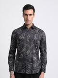 THE BEAR HOUSE Floral Printed Slim Fit Pure Cotton Casual Shirt