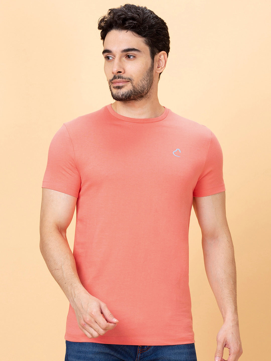 Being Human Round Neck Pure Cotton Casual T-shirt