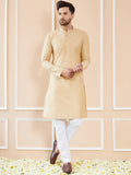 See Designs Mandarin Collar Pure Cotton Straight Kurta