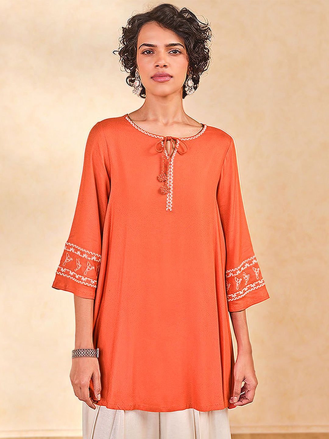 Global Desi Embroidered Tunic
