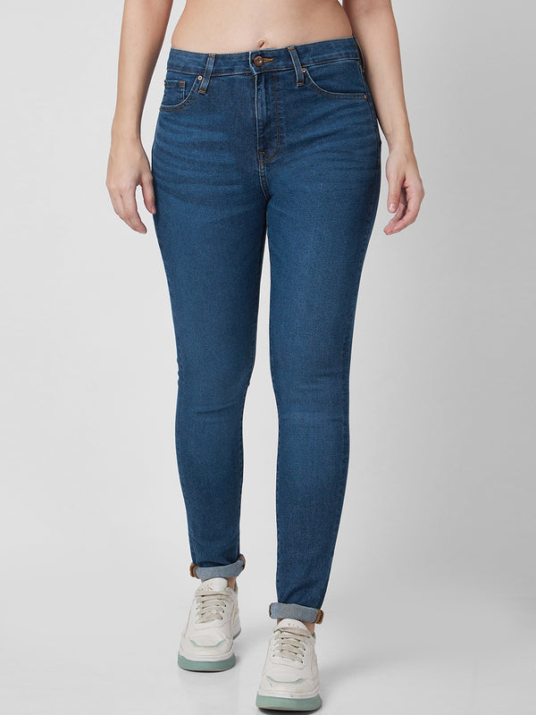 SPYKAR Women Skinny Fit High-Rise Light Fade Jeans