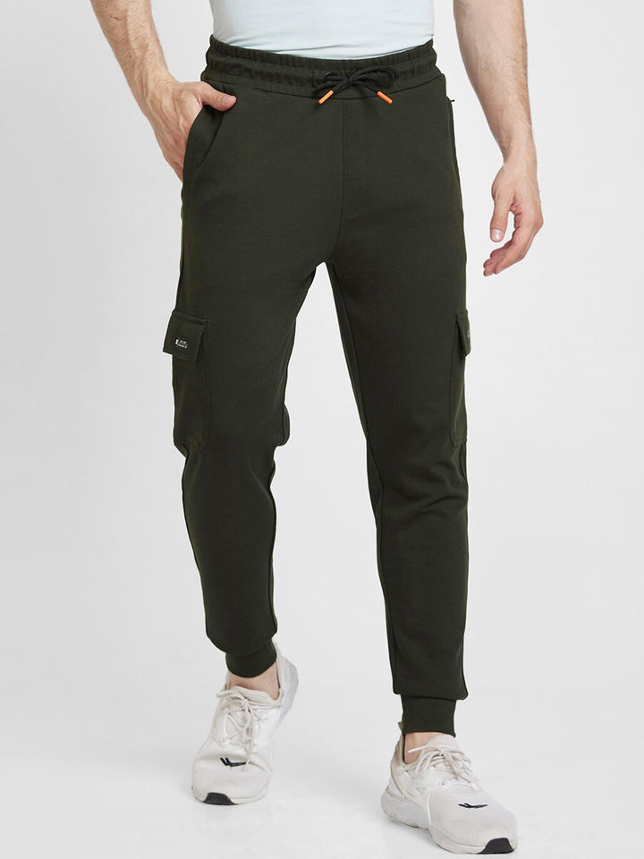 SPYKAR Men Mid-Rise Cotton Joggers
