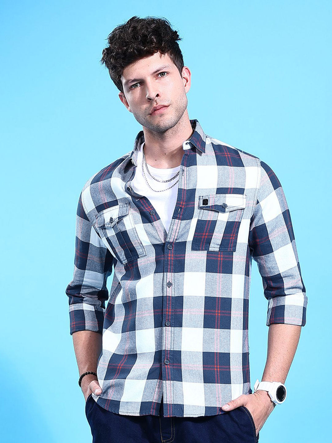 The Indian Garage Co Checked Casual Shirt