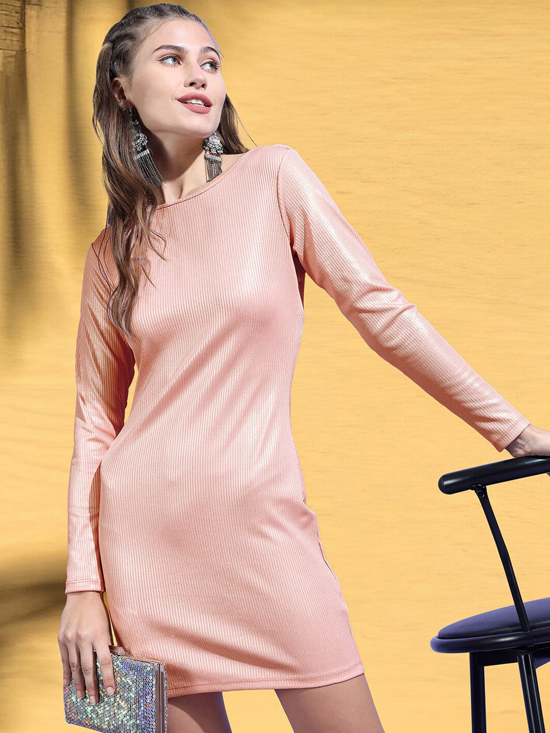 Tokyo Talkies Sheath Mini Dress