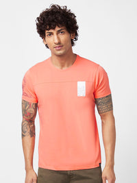 SPYKAR Typography Printed Slim Fit Casual T-Shirt