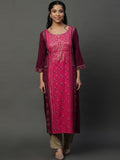 AURELIA Ethnic Motifs Printed Straight Kurta