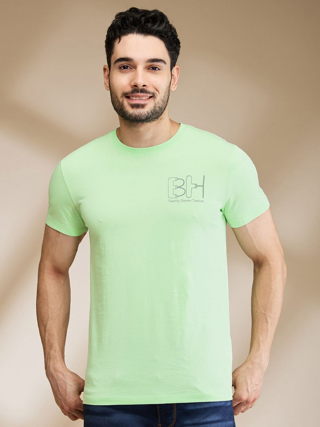 Being Human Men Typography Pockets T-shirt