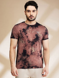 Being Human Printed Raw Edge Pure Cotton T-shirt