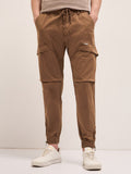 THE BEAR HOUSE Men Cotton Slim Fit Cargos