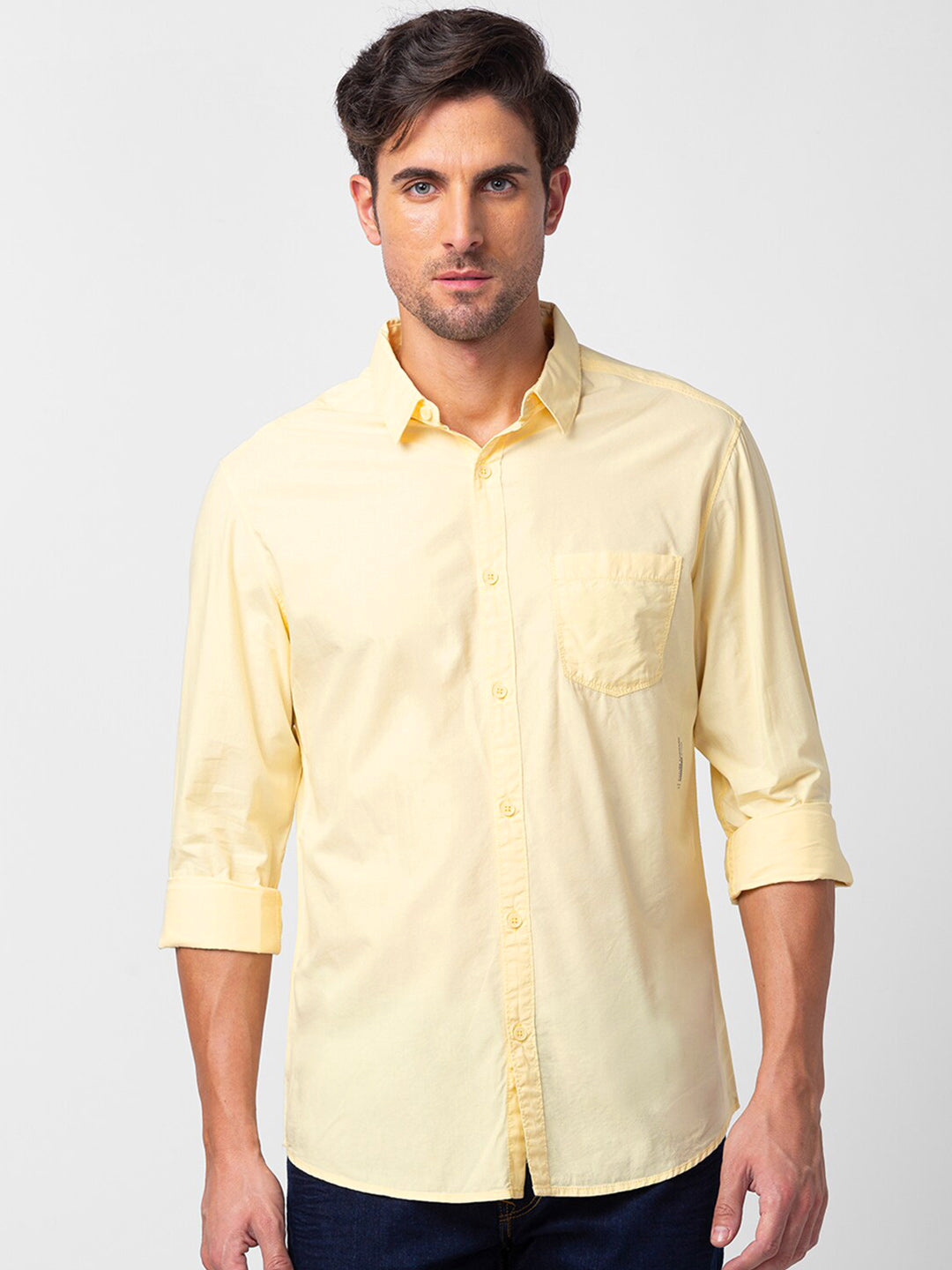 SPYKAR Men Slim Fit Casual Shirt
