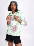 DressBerry Whirlwind Colors Tie-Dye Hooded Sweatshirt