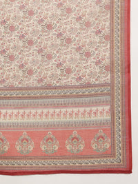 Anouk Women Striped Regular Kurta with Trousers & With Dupatta