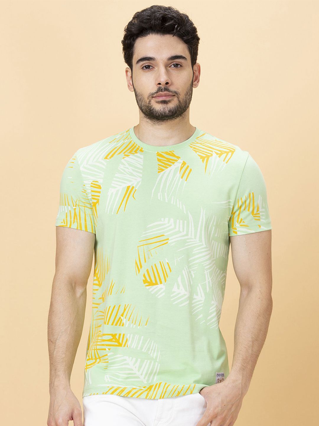 Being Human Men Round Neck Pure Cotton Printed T-shirt